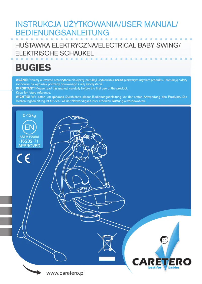 Page 1 de la notice Manuel utilisateur Caretero Bugies
