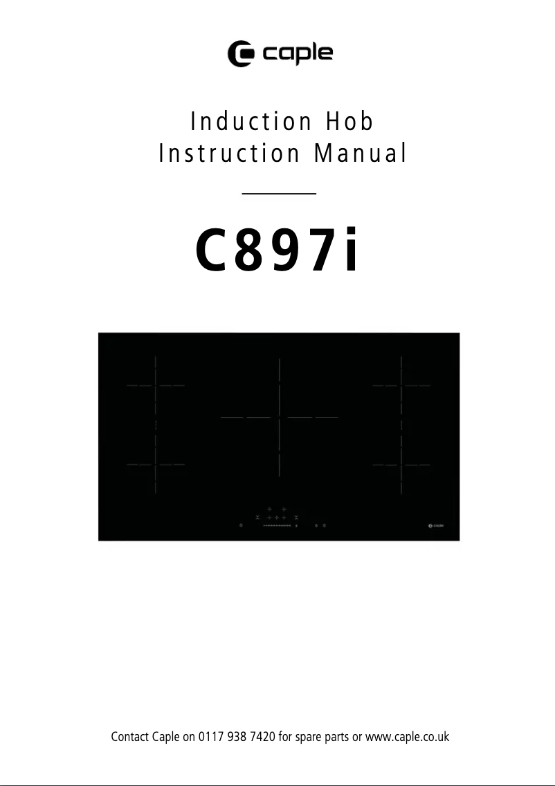 Page 1 de la notice Mode d'emploi Caple C897I