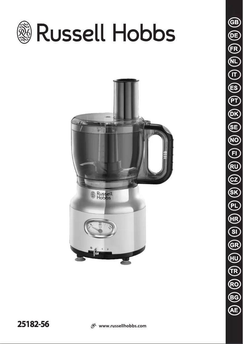 Page 1 de la notice Manuel utilisateur Russell Hobbs Retro 25182-56