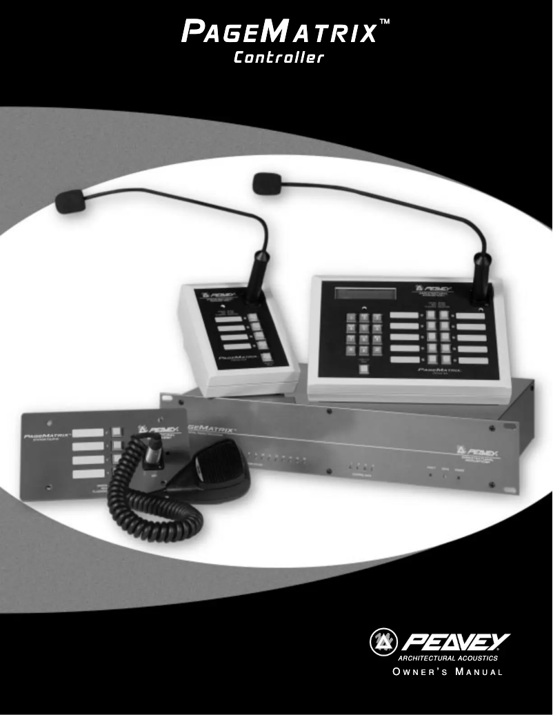 Image de la première page du manuel de l'appareil PageMatrix