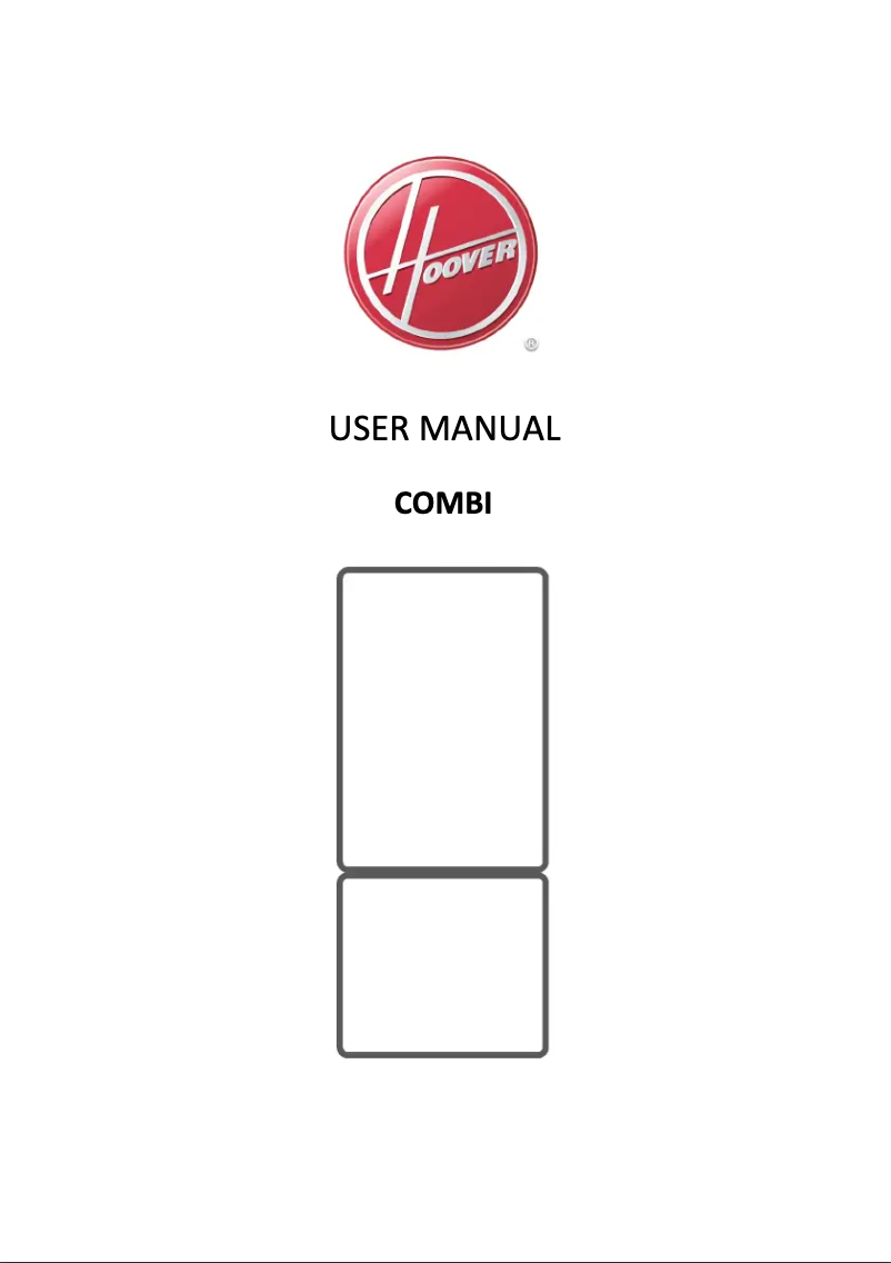 Page n°1 - Mode d'emploi Hoover K5XD2816 BNMHN
