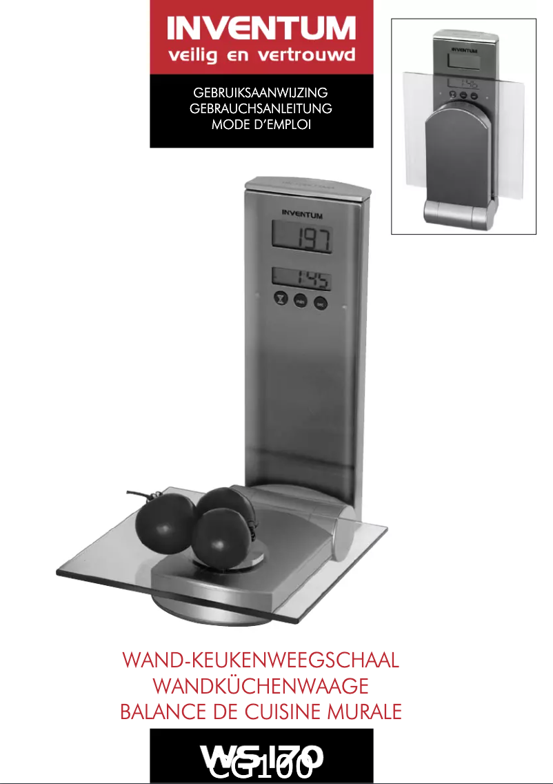 Image de la première page du manuel de l'appareil WS170