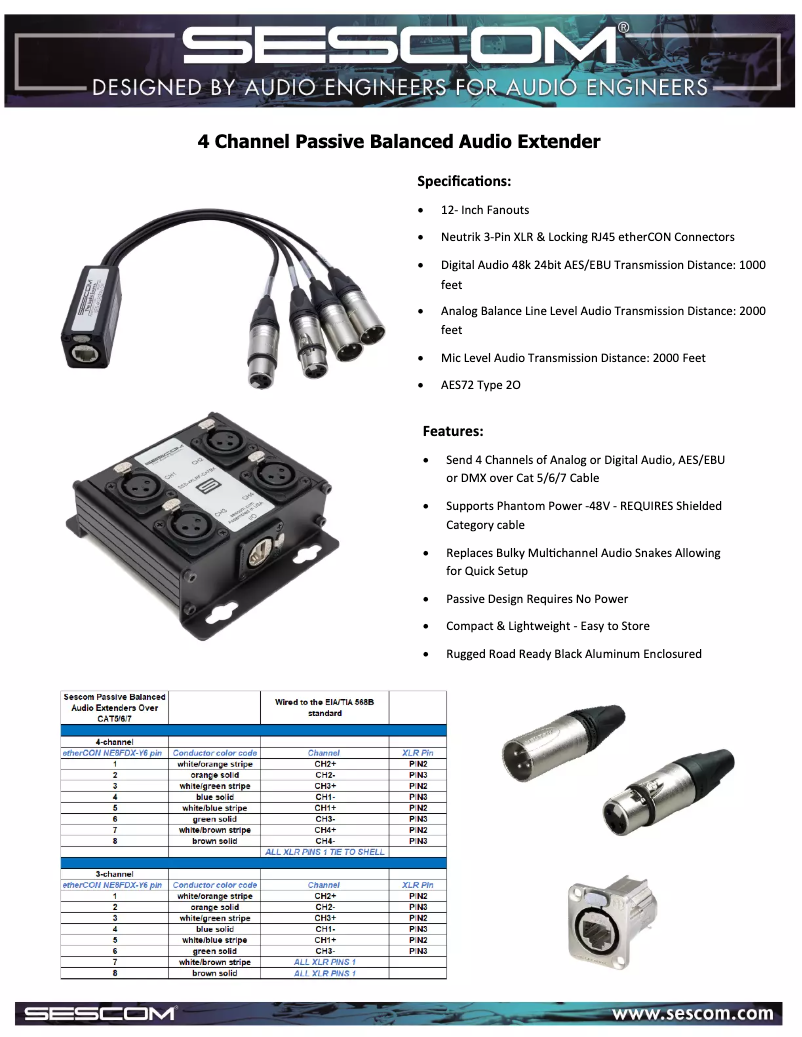 Image de la première page du manuel de l'appareil SES-4X1F3M-CATBX