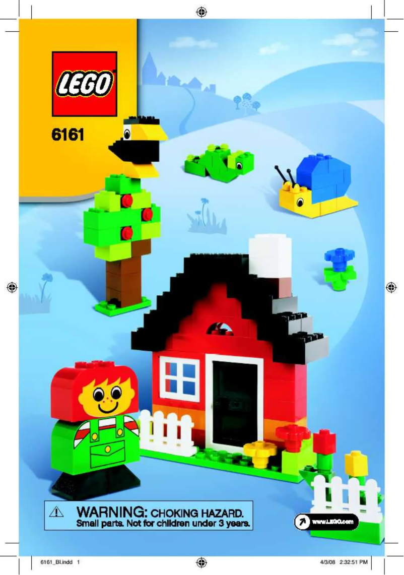 Page n°1 - Manuel utilisateur Lego Classic 6161