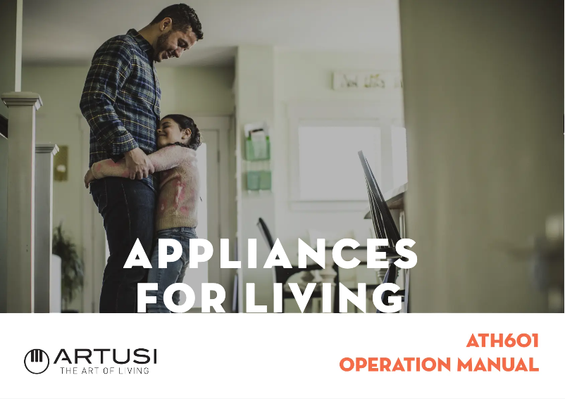 Page 1 de la notice Manuel utilisateur Artusi ATH601B