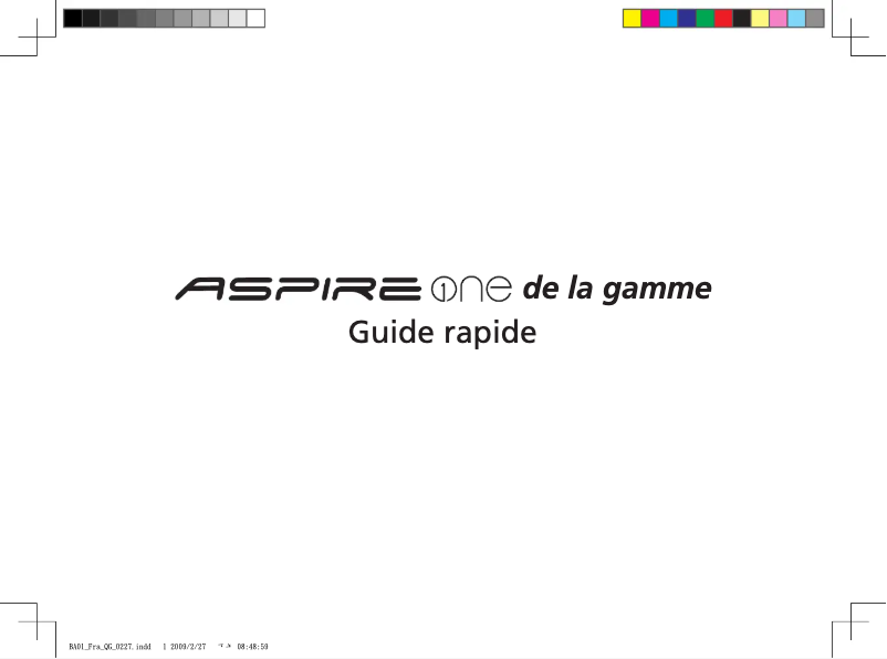 Imagen de la primera página del manual del dispositivo Aspire One AO531h