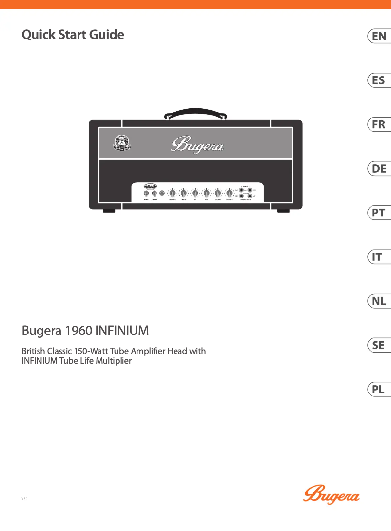 Page n°1 - Guide de démarrage rapide Bugera 1960 Infinium
