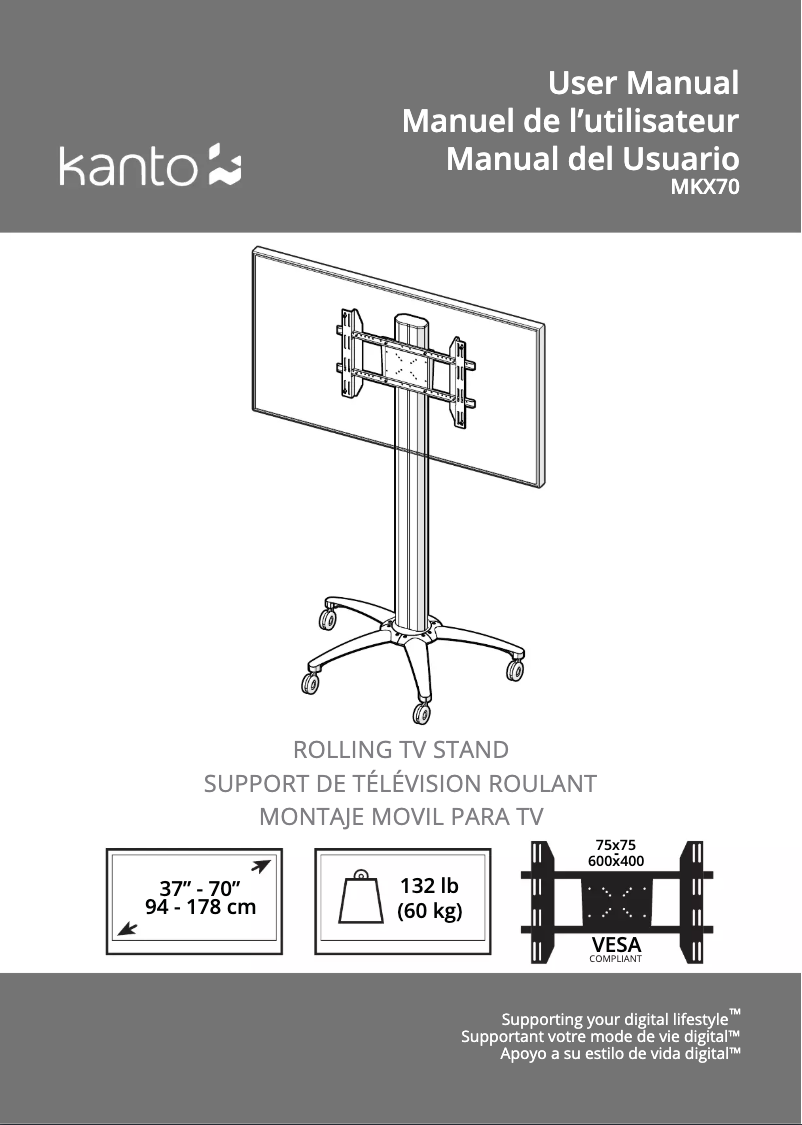 Image de la première page du manuel de l'appareil MKX70