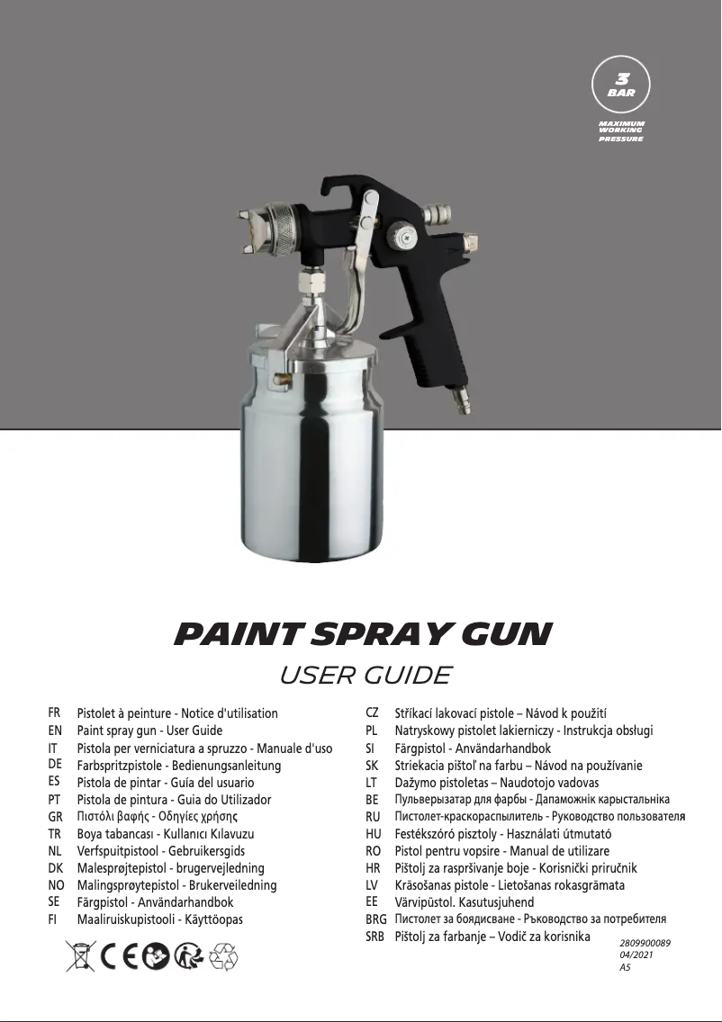 Page 1 de la notice Manuel utilisateur Abac G-551A