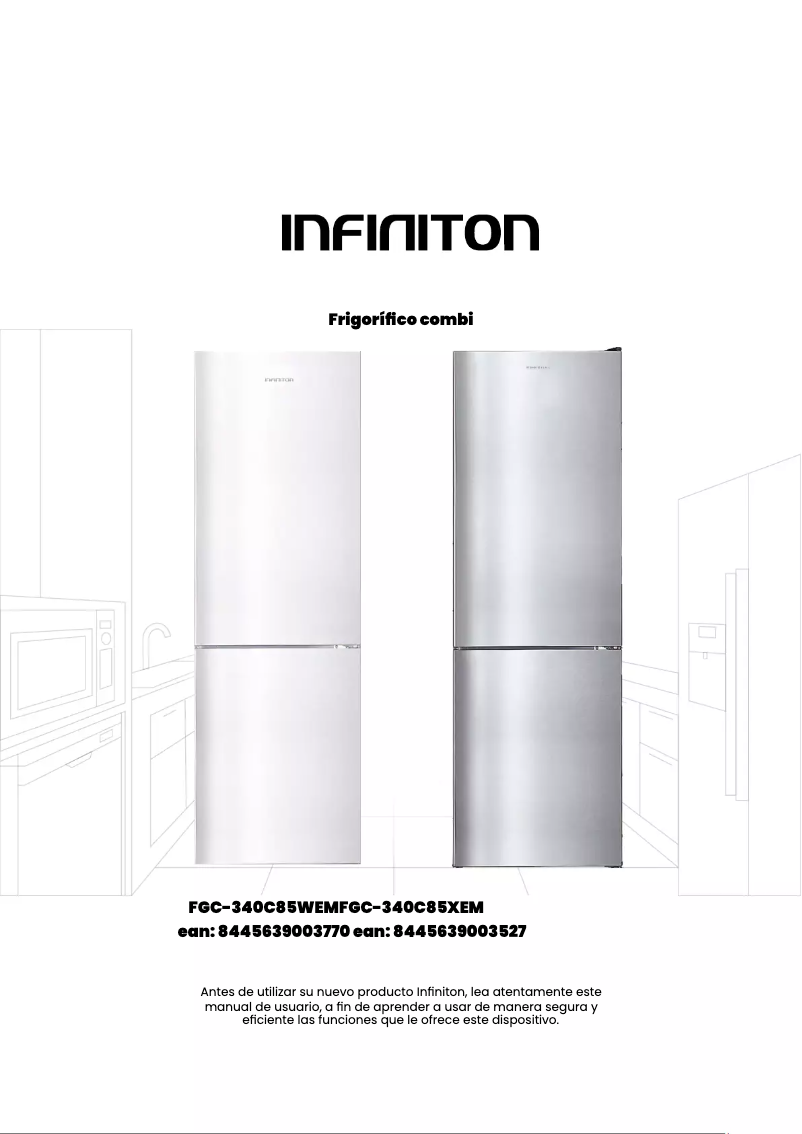 Page n°1 - Manuel utilisateur Infiniton FGC-340C85WEM
