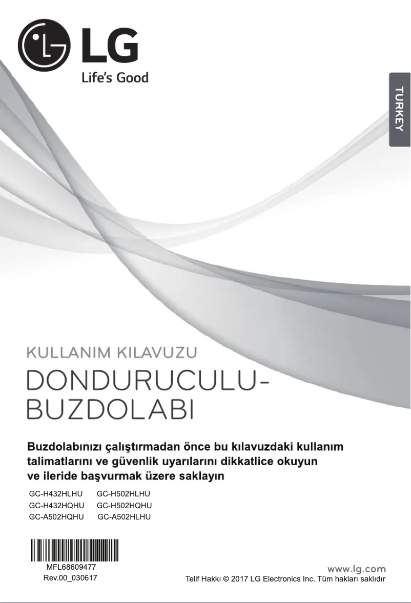 Page 1 de la notice Manuel utilisateur LG GC-A502HQHU