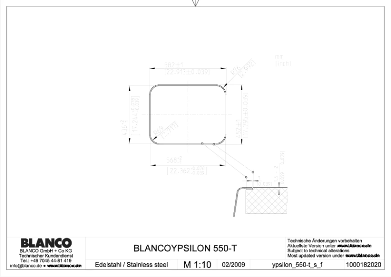 Image de la première page du manuel de l'appareil YPSILON 550-T