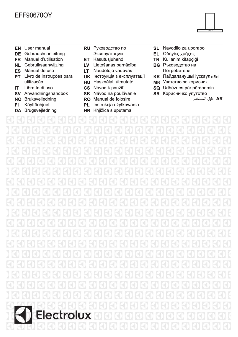 Image de la première page du manuel de l'appareil EFF90670OY