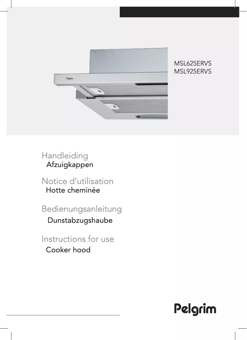 Image de la première page du manuel de l'appareil MSL925ERVS