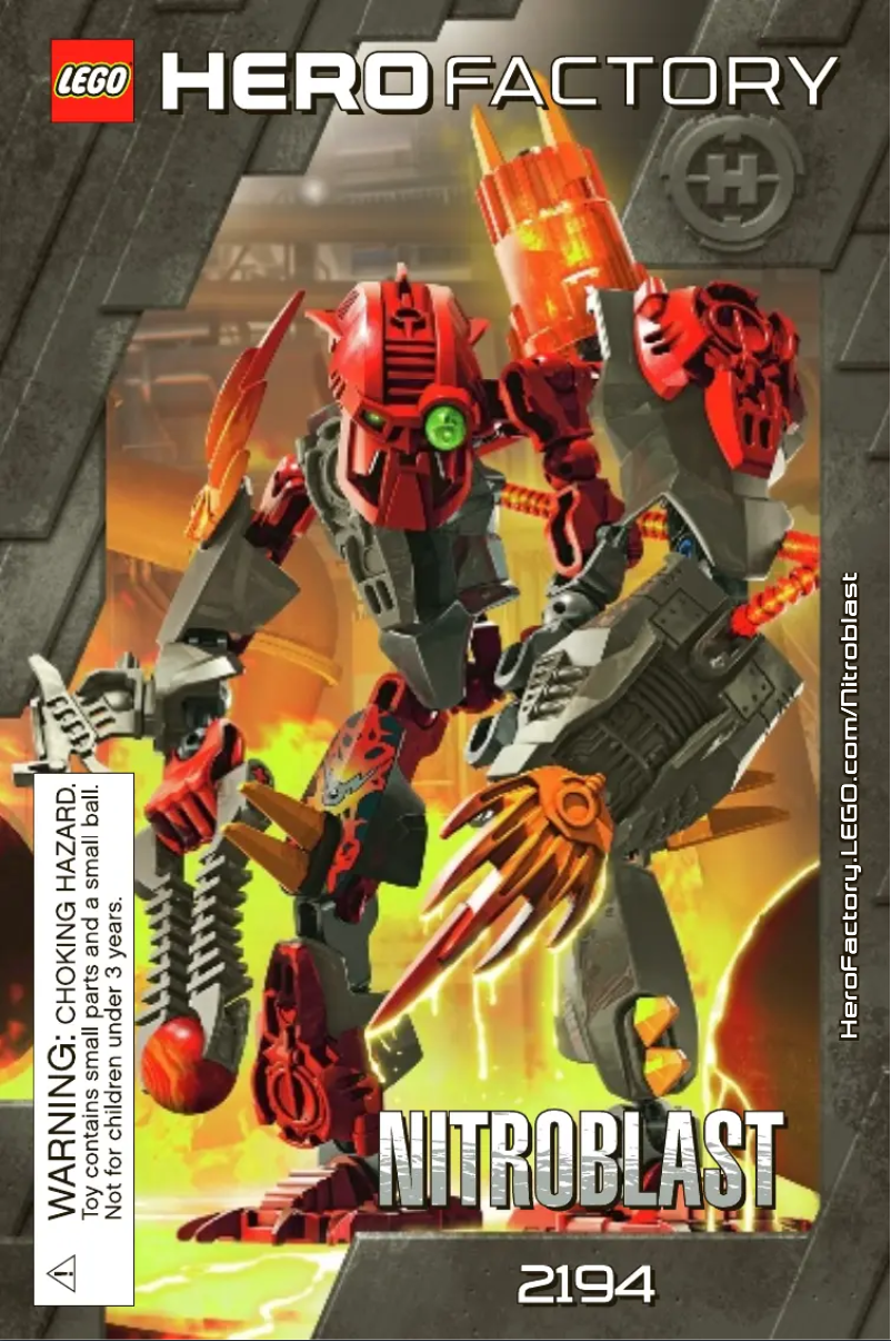 Page 1 de la notice Manuel utilisateur Lego Hero Factory 2194