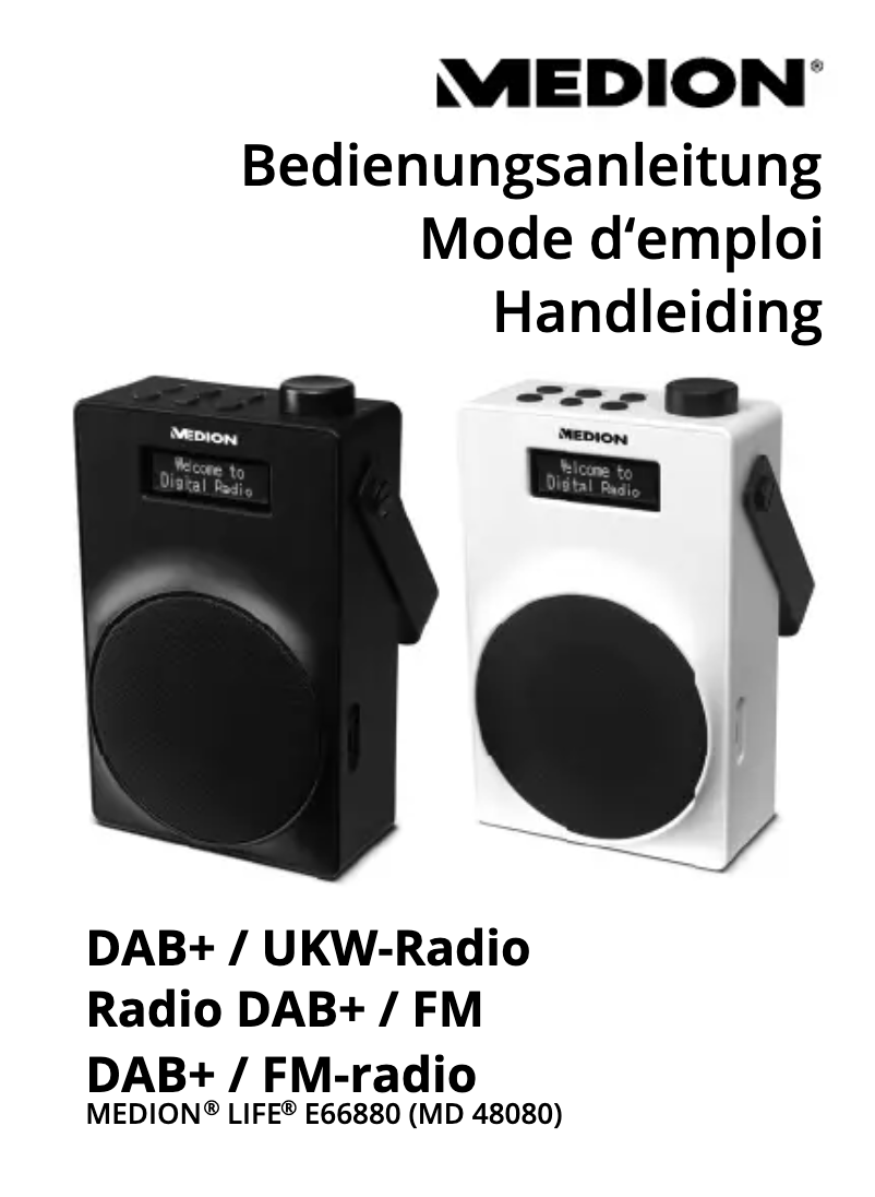 Page n°1 - Manuel utilisateur Medion LIFE E66880 (MD 48080)