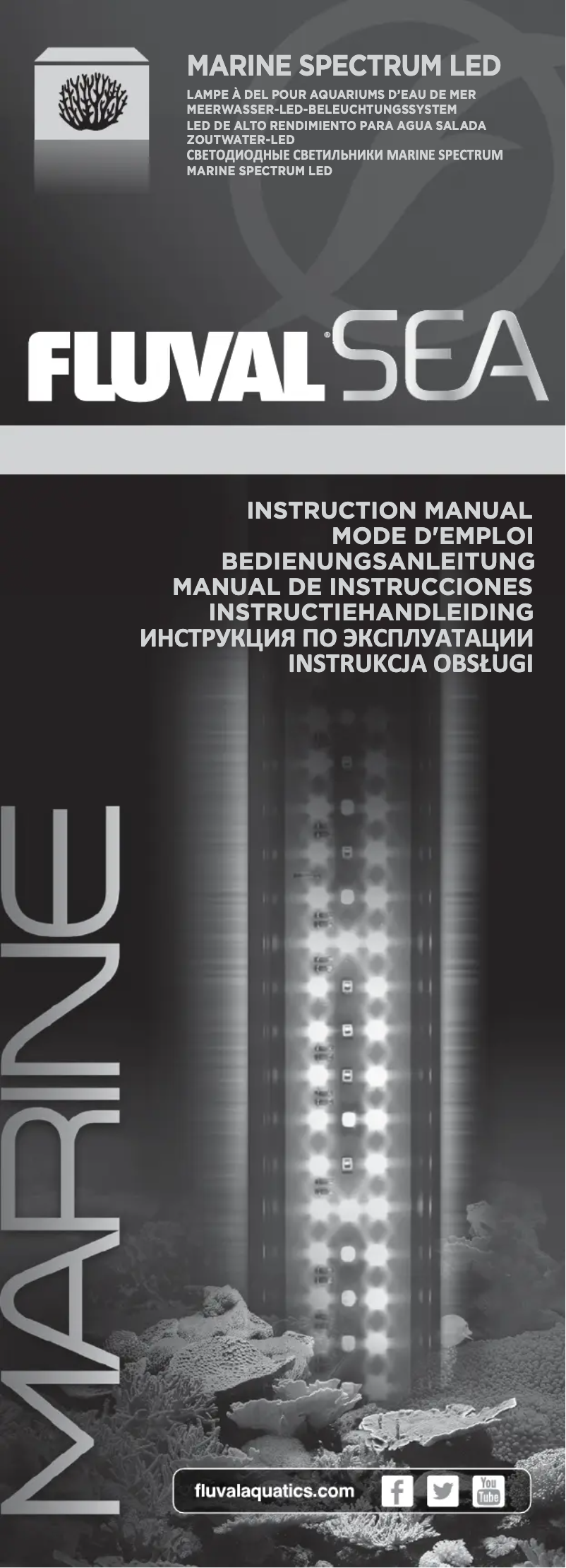 Page 1 de la notice Manuel utilisateur Fluval Sea