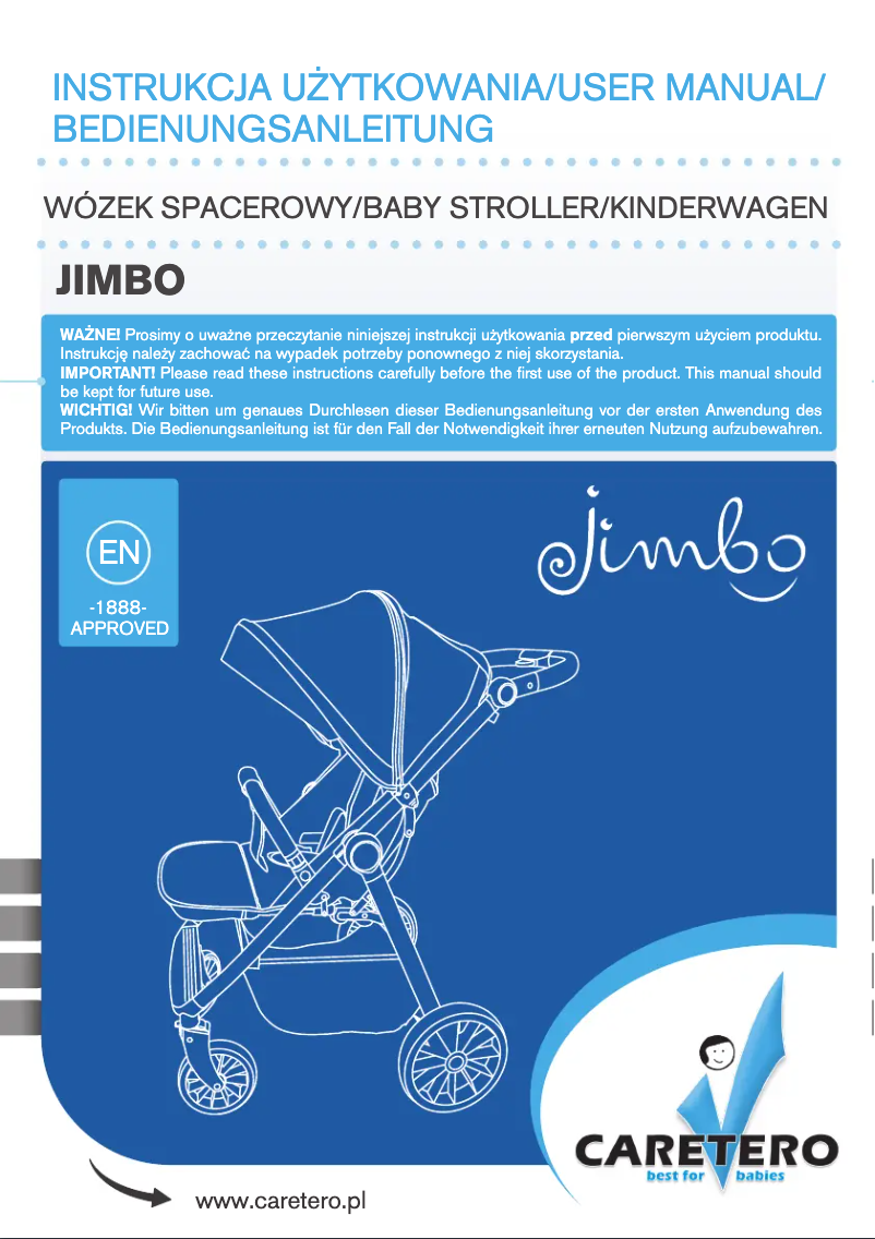 Page n°1 - Manuel utilisateur Caretero Jimbo