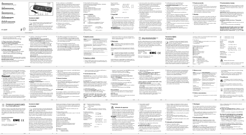 Image de la première page du manuel de l'appareil H14269