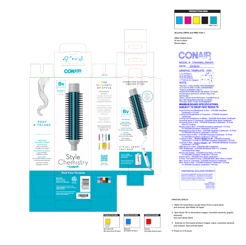 Imagen de la primera página del manual del dispositivo Style Chemistry CB03