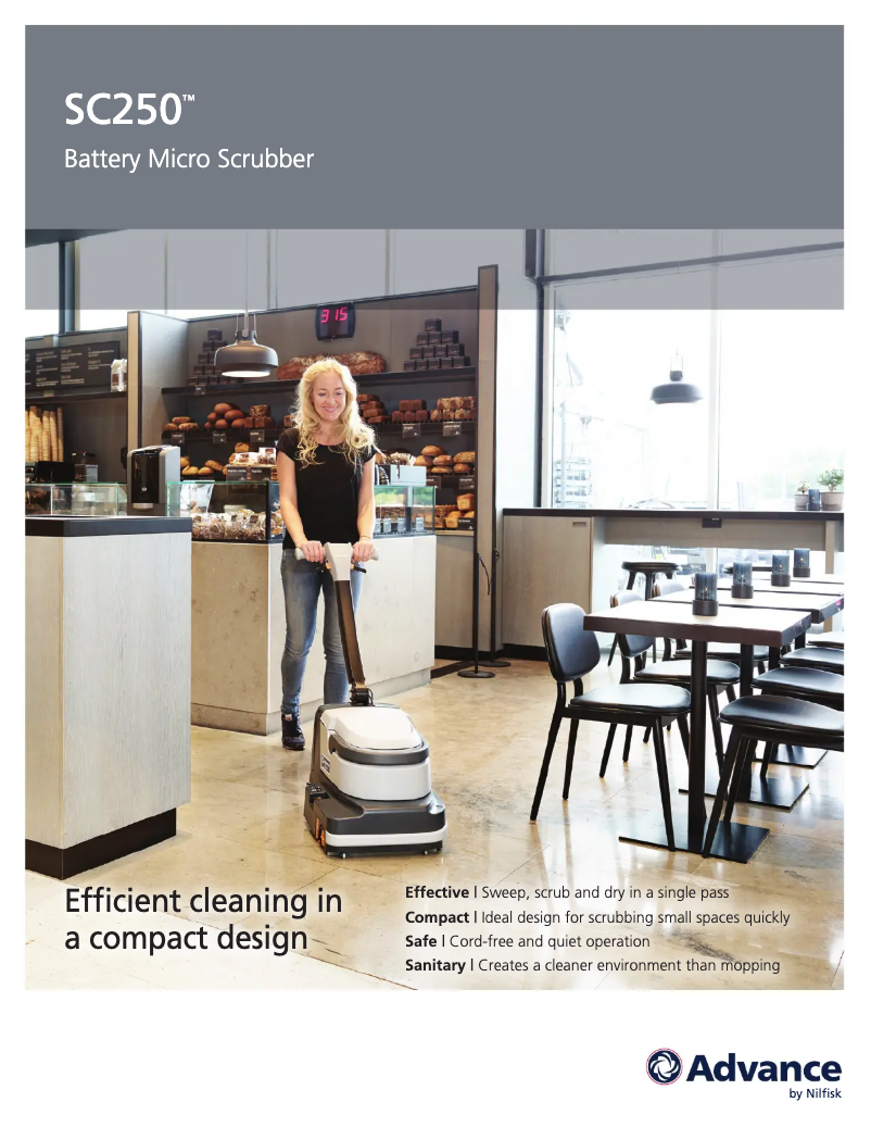 Image de la première page du manuel de l'appareil SC250