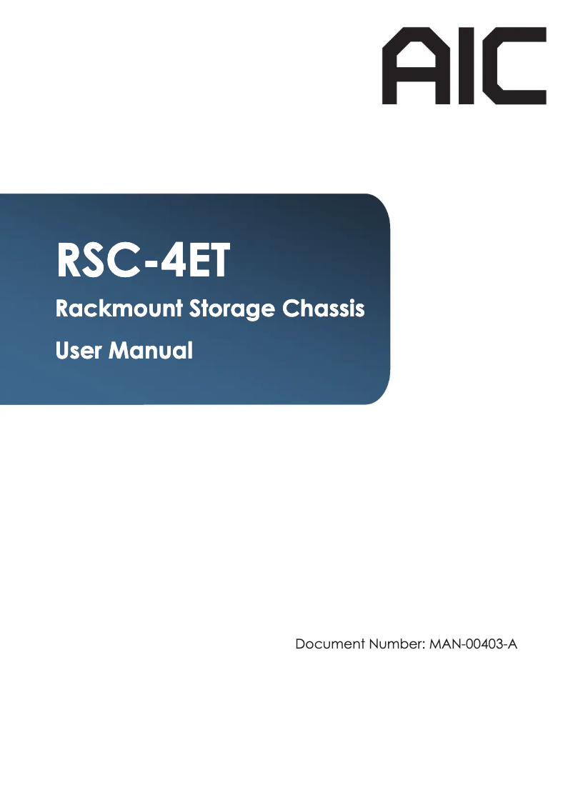 Image de la première page du manuel de l'appareil RSC-4ET