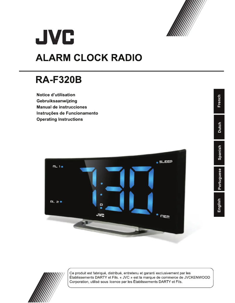 Image de la première page du manuel de l'appareil RA-F320B