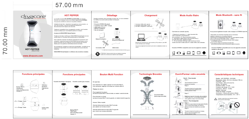 Image de la première page du manuel de l'appareil Hot Pepper