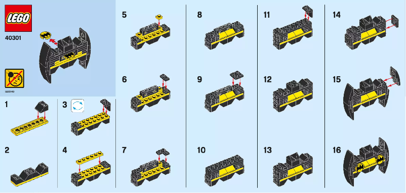 Image de la première page du manuel de l'appareil Batman 40301