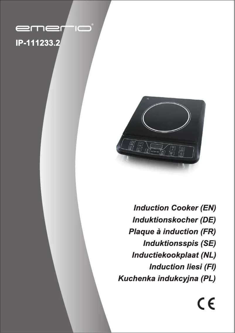 Page 1 de la notice Manuel utilisateur Emerio IP-111233