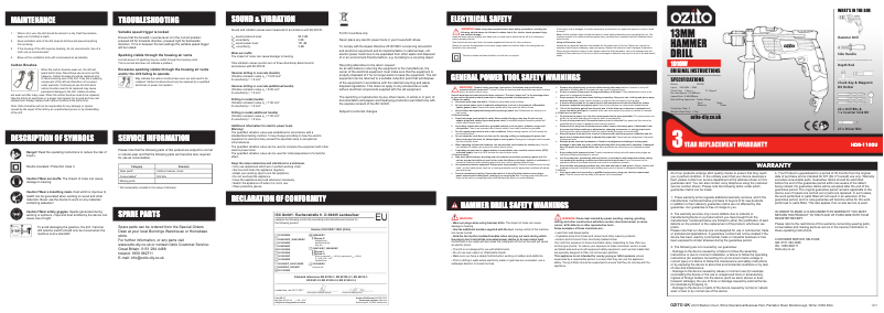 Image de la première page du manuel de l'appareil HDR-1100U