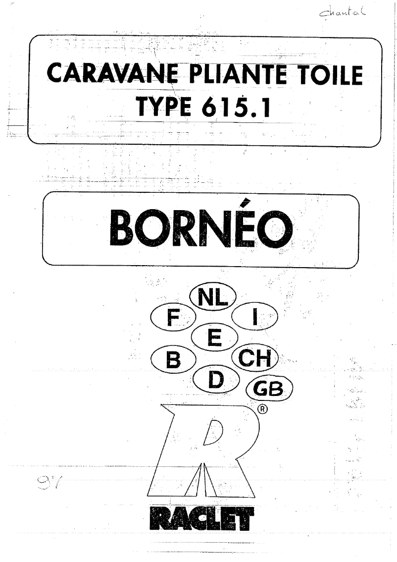 Image de la première page du manuel de l'appareil Borneo (615.1)