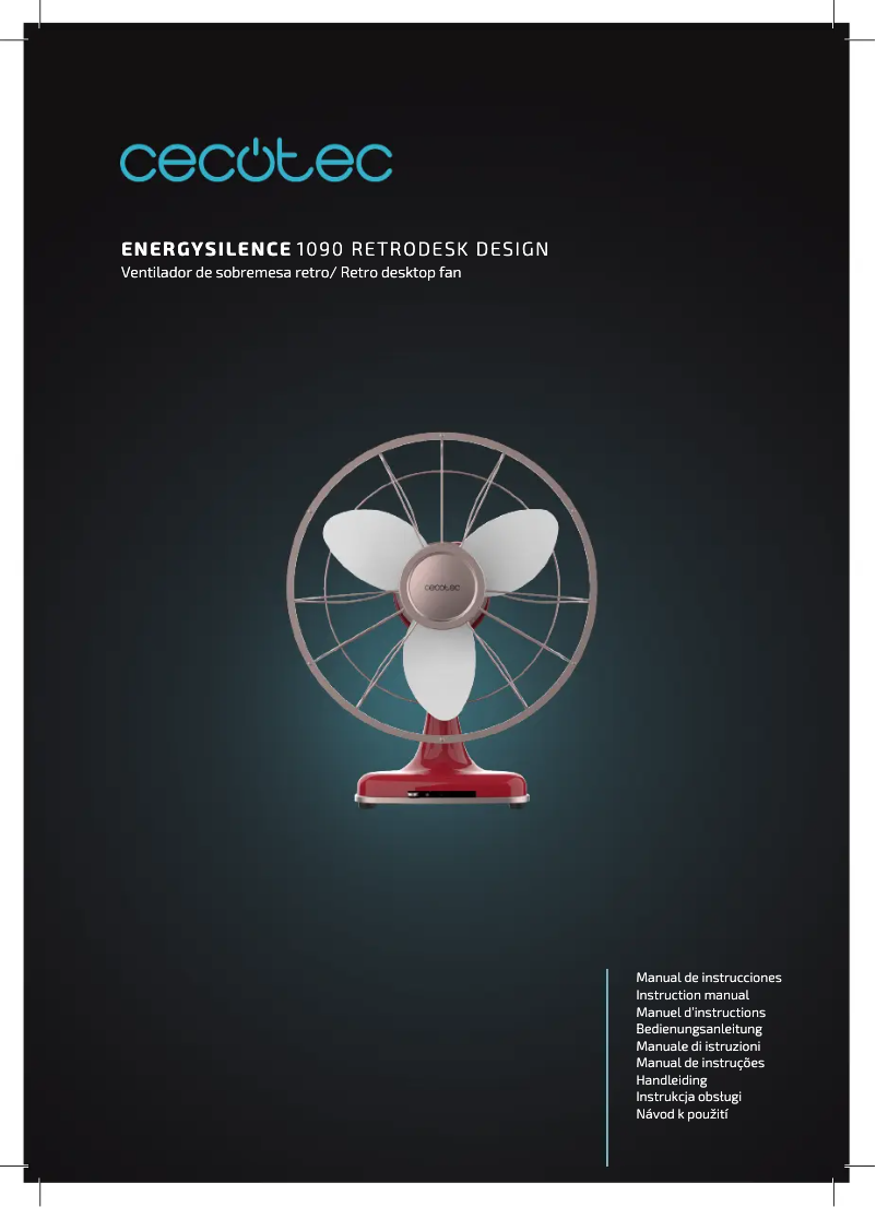 Image de la première page du manuel de l'appareil EnergySilence 1090 RetroDesk Design