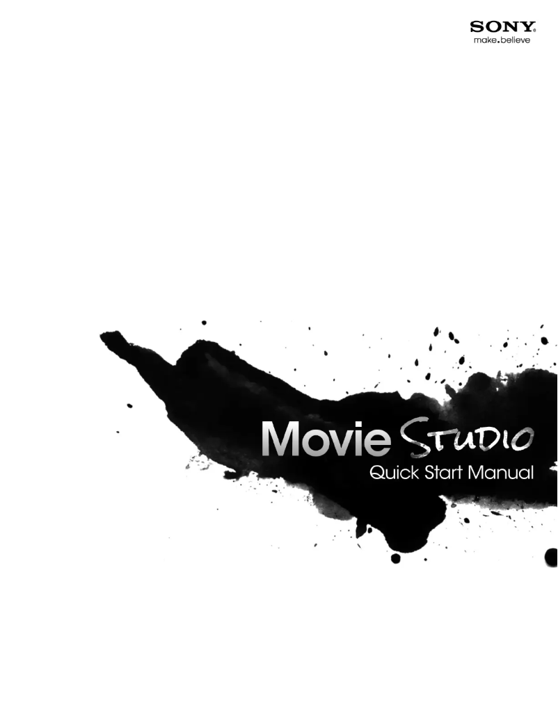Page n°1 - Manuel utilisateur Sony Vegas Movie Studio HD Platinum 12