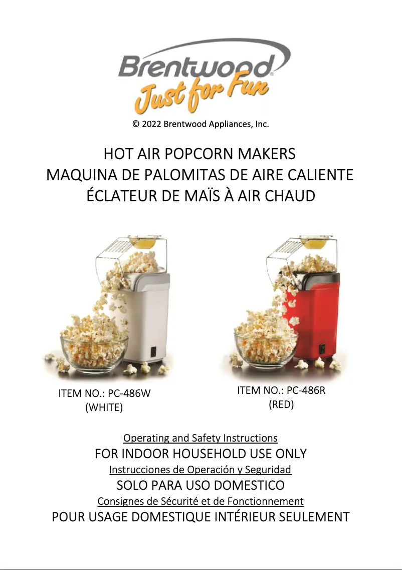 Página 1 del manual Manual de usuario Brentwood PC-486R