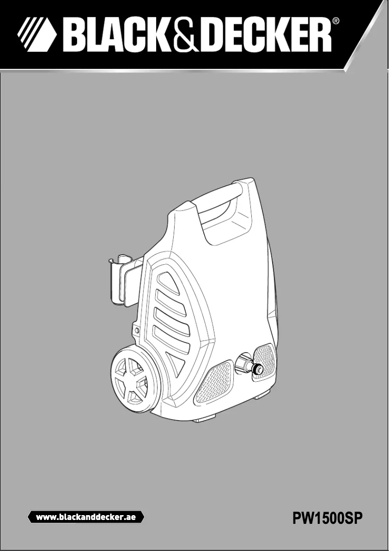 Page n°1 - Manuel utilisateur Black & Decker PW1500SP