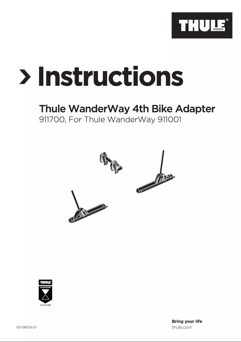 Page 1 de la notice Manuel utilisateur Thule WanderWay 4th