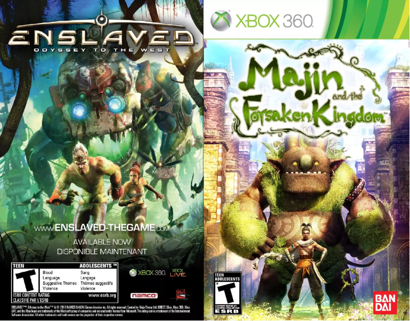 Image de la première page du manuel de l'appareil Majin and the Forsaken Kingdom (Xbox 360)