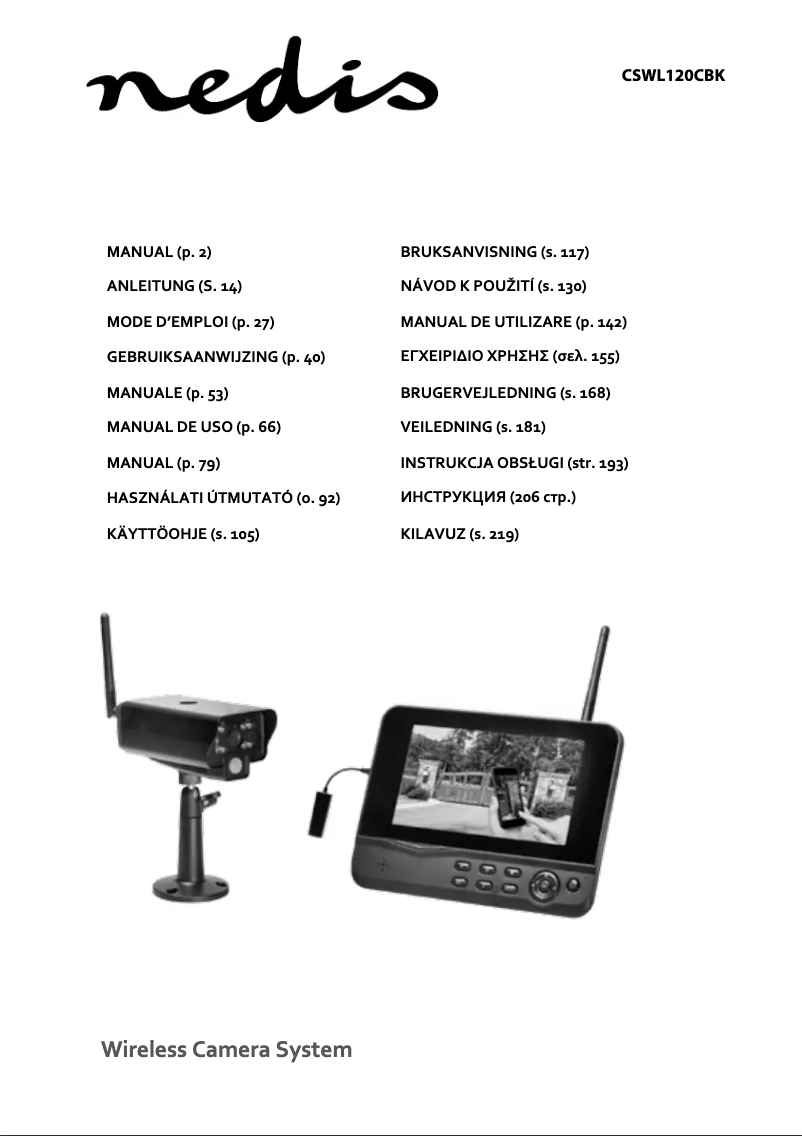 Page 1 de la notice Manuel utilisateur Nedis CSWL120CBK