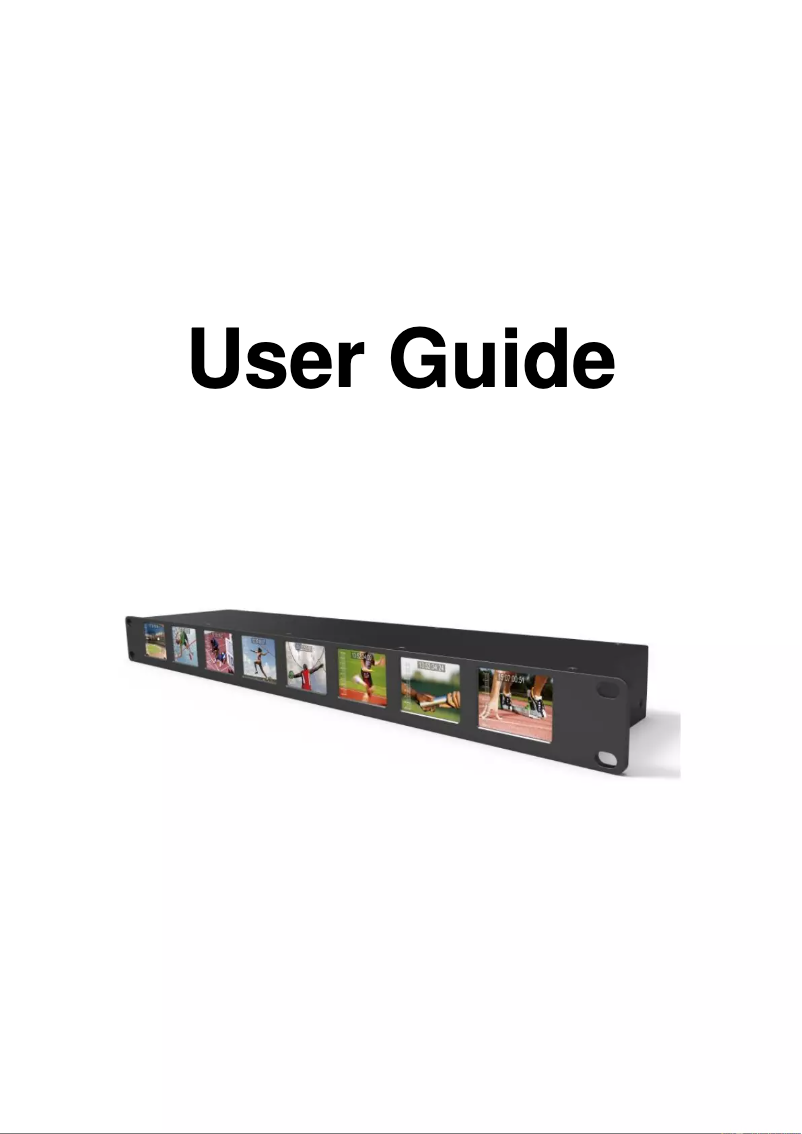 Image de la première page du manuel de l'appareil RM-0208S