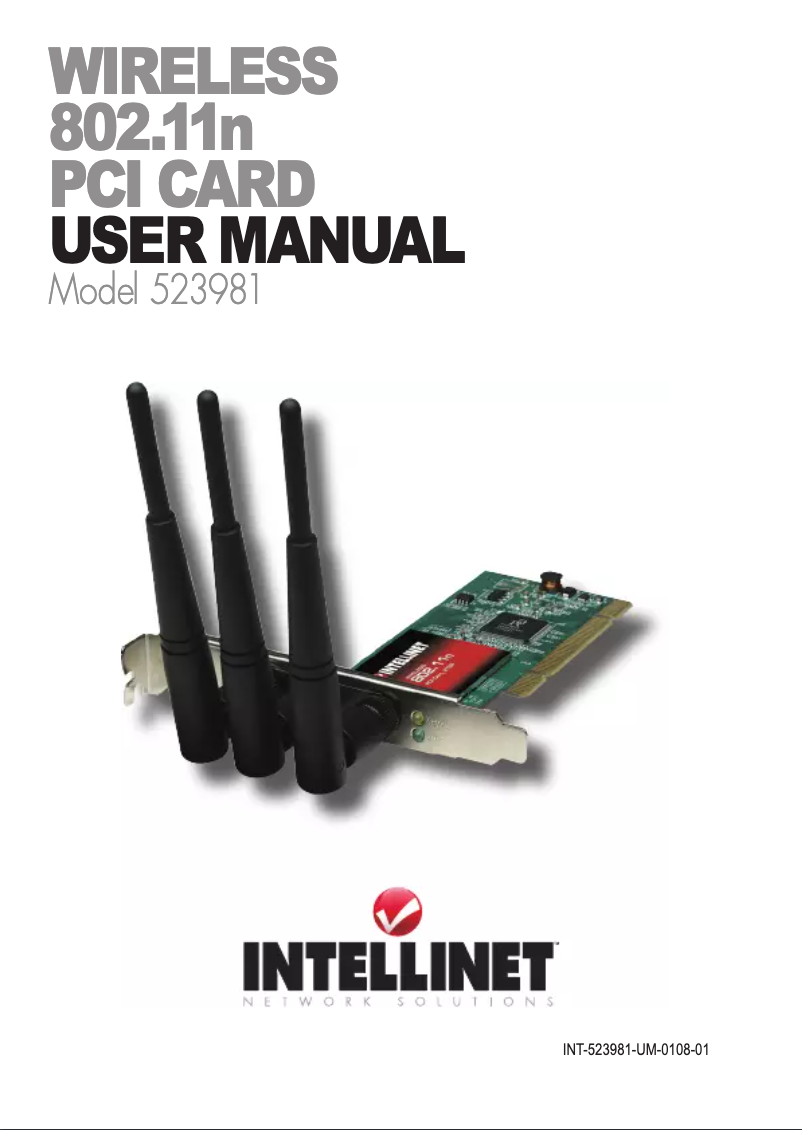 Page 1 de la notice Manuel utilisateur IC Intracom 523981