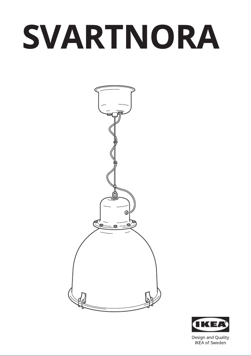 Página 1 del manual Manual de usuario Ikea SVARTNORA 104.518.98