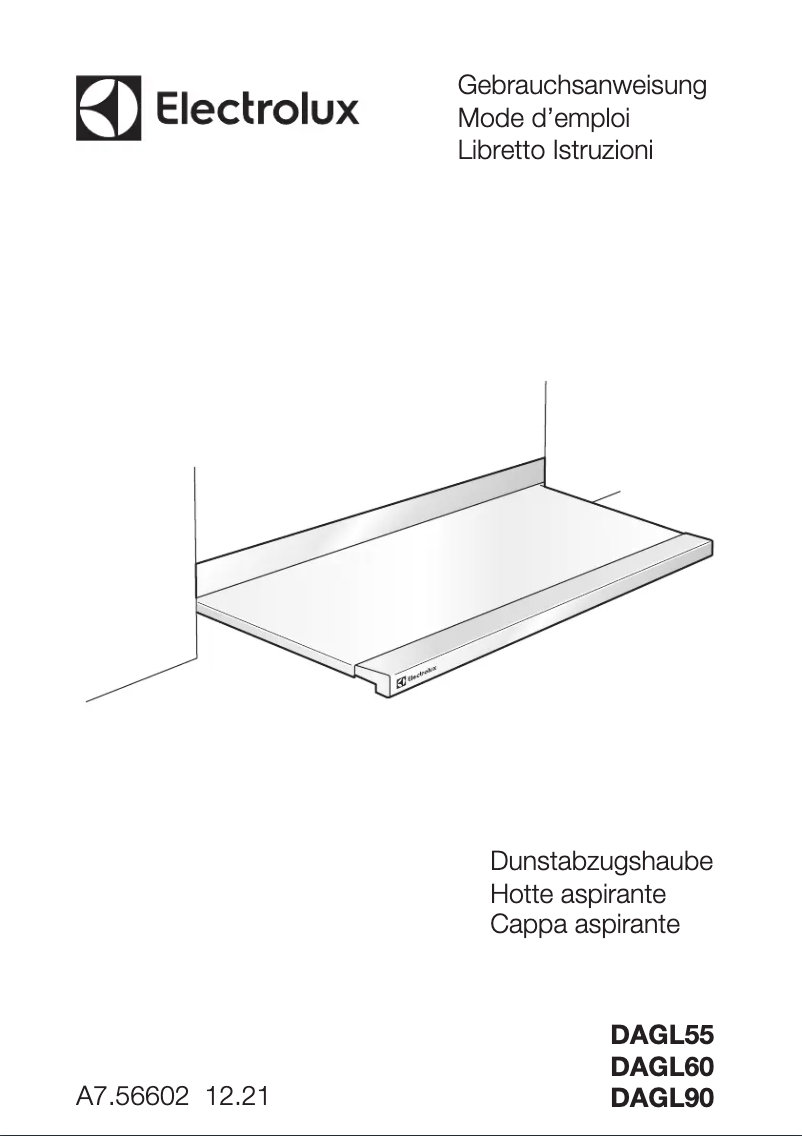 Page n°1 - Manuel utilisateur Electrolux DAGL5545WE