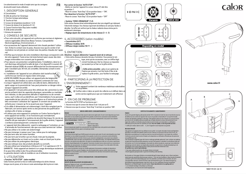 Image de la première page du manuel de l'appareil Auto-Stop CV8549