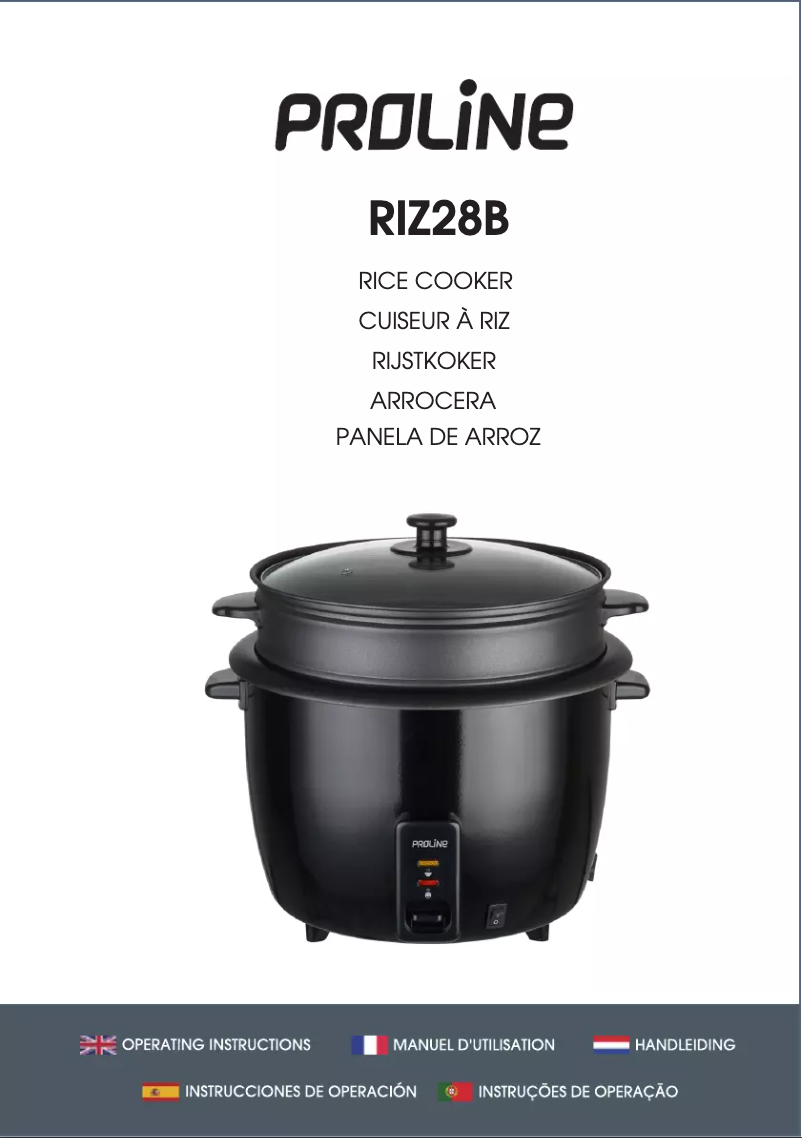 Page n°1 - Manuel utilisateur Proline RIZ28B