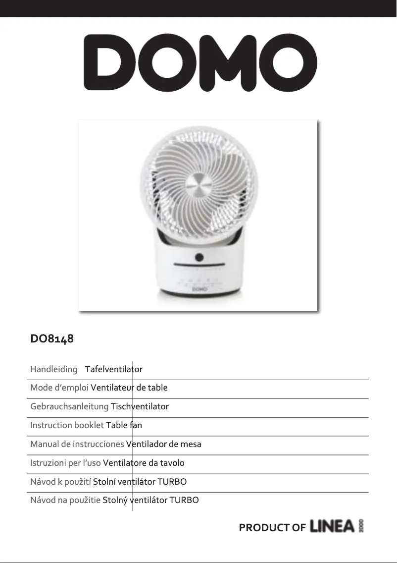 Image de la première page du manuel de l'appareil DO8148