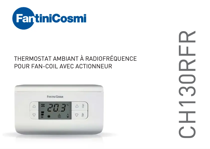 Page 1 de la notice Manuel utilisateur Fantini Cosmi CH130RFR