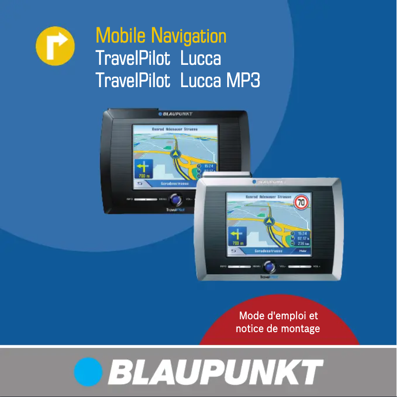 Page n°1 - Manuel utilisateur Blaupunkt TravelPilot Lucca