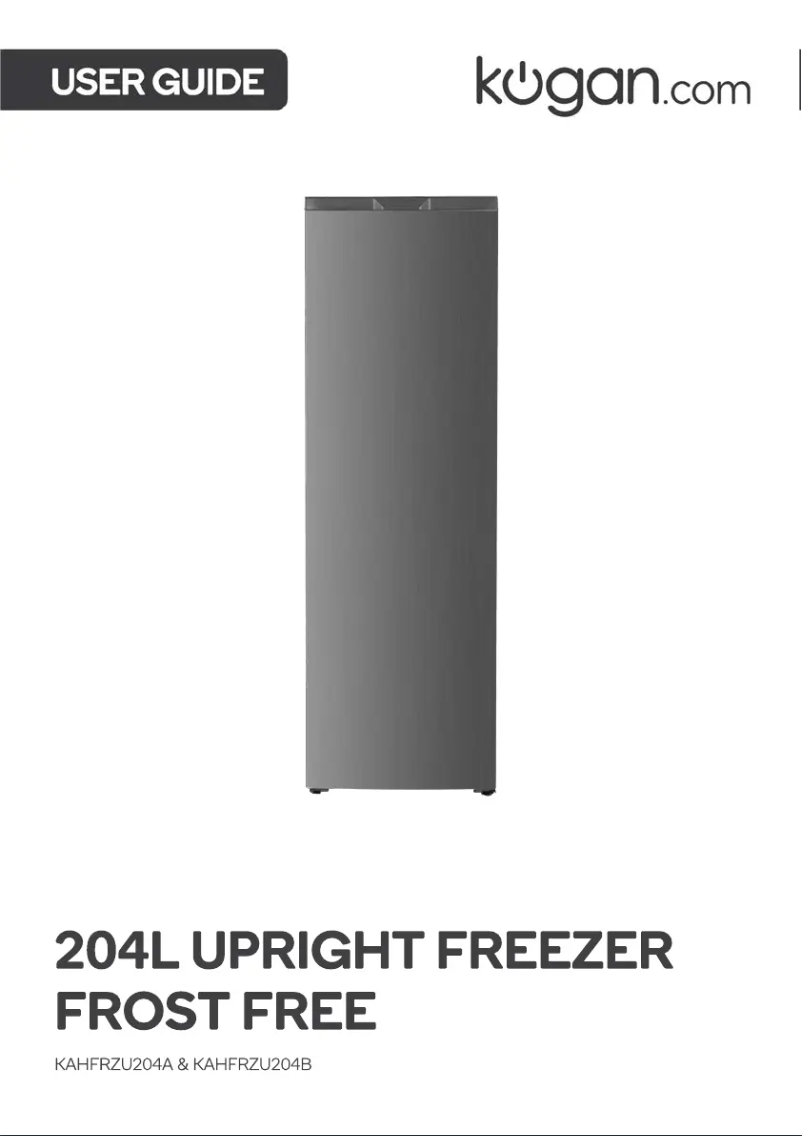 Page n°1 - Manuel utilisateur Kogan KAHFRZU204A