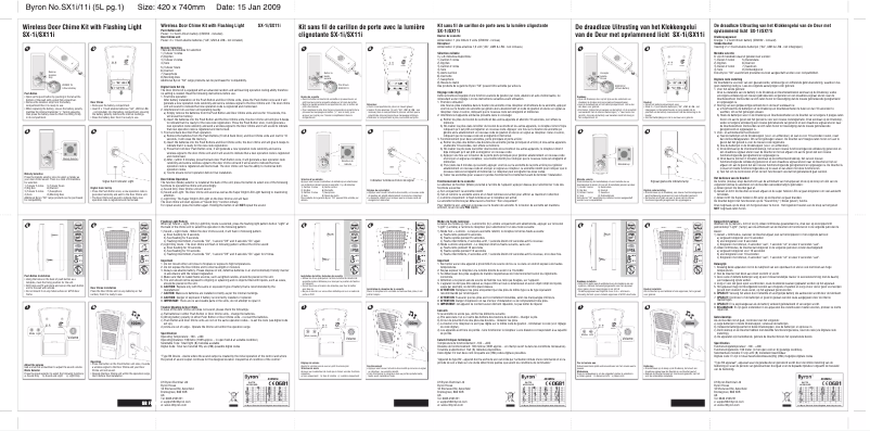 Page n°1 - Manuel utilisateur Elro SX11I
